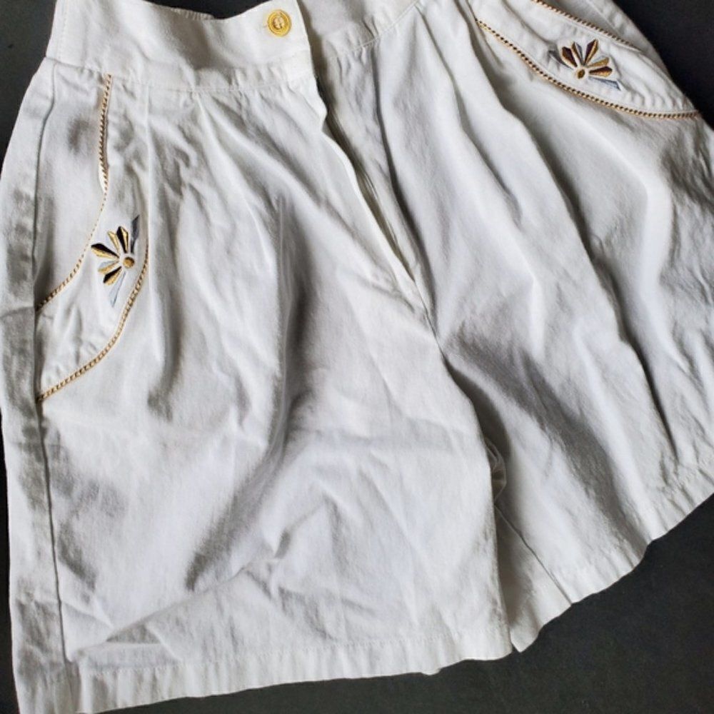 💍Vintage Saint Germain Paris High Waisted shorts - Picture 6 of 8